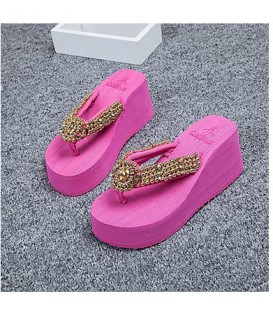 Women's Shoes Paillette Summer Comfort Slippers & Flip-Flops Creepers 